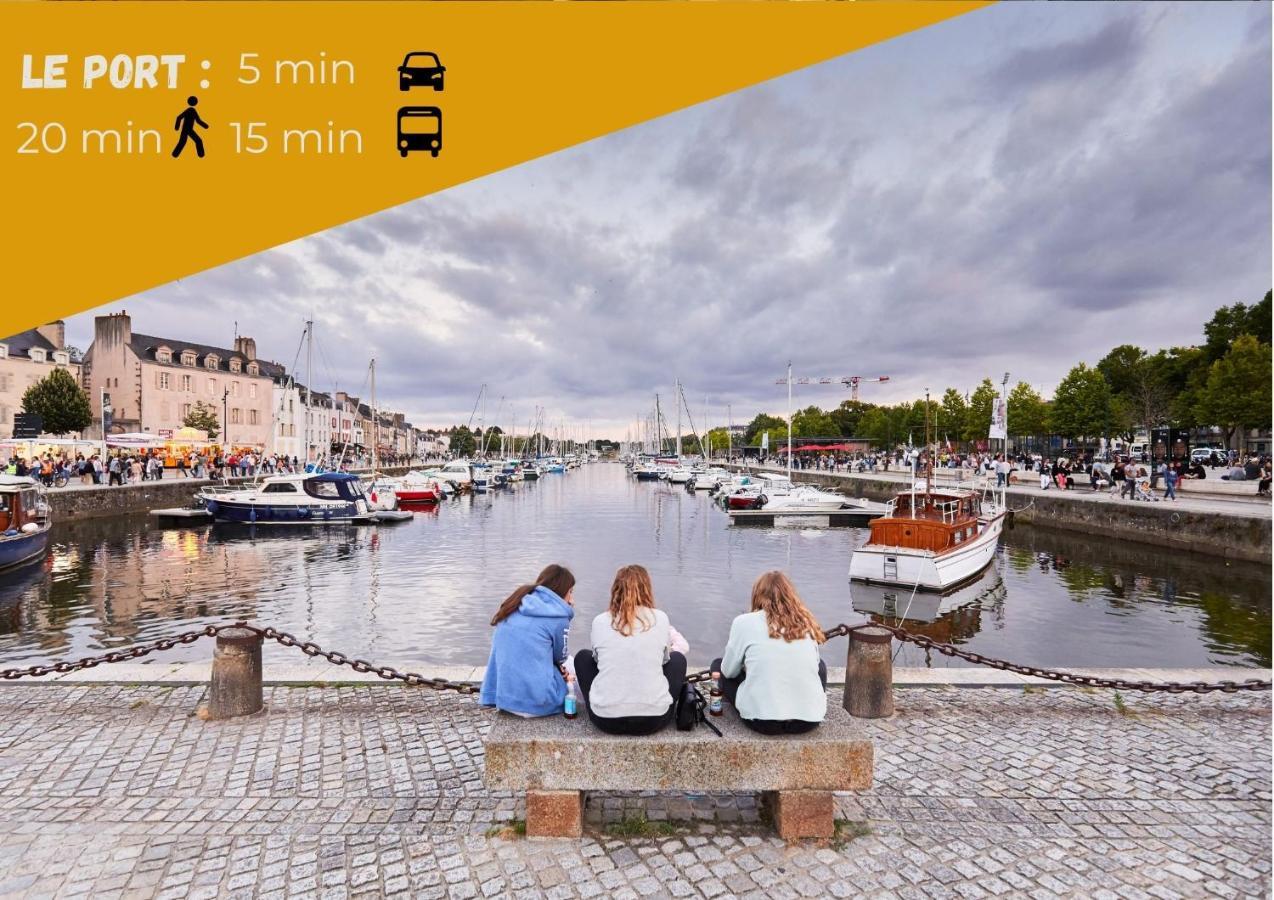 La Pause De Merimee - Jardin - Parking Vannes Exterior foto